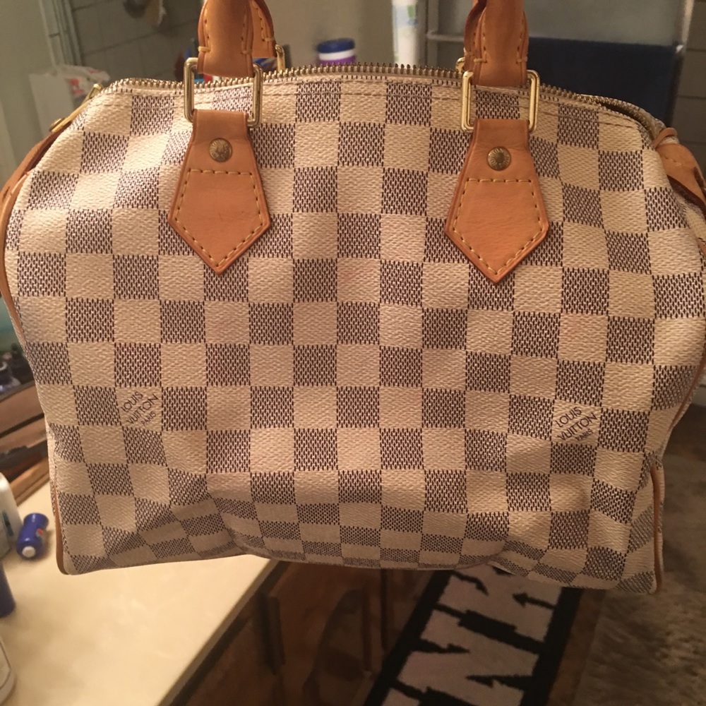 LV Speedy 25 Damier AZUR